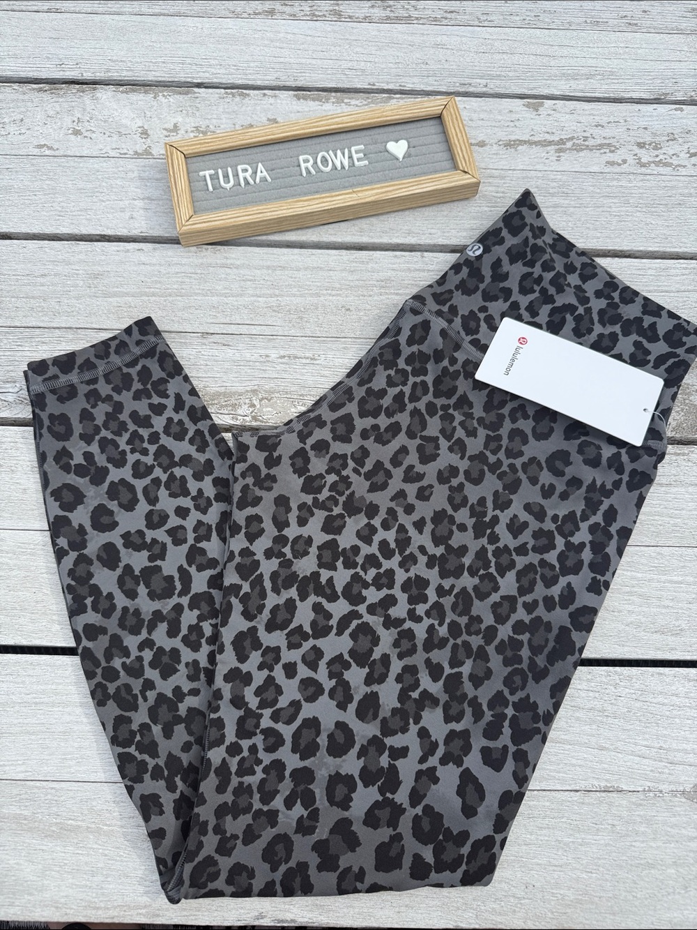 Lululemon Align High-Rise Pant 28" True Leopard Black Multi Size 14 NWT 🖤🐆